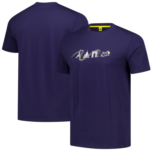 Tour de France T-shirt Monuments de Paris Navy - Unisex