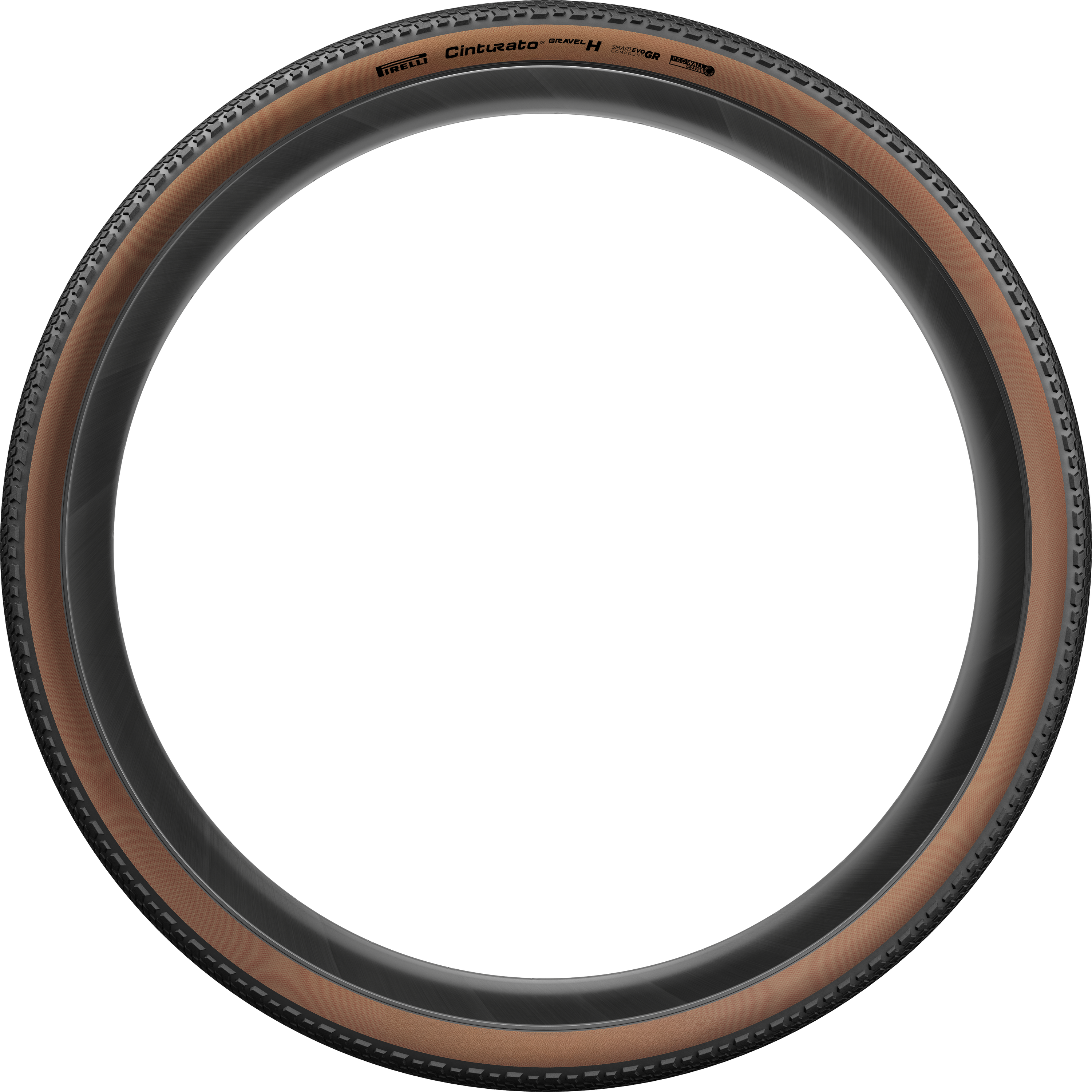 Reservedele - Cykeldæk - Pirelli Cinturato Gravel H High Perf. TLR Classic 700x40c - Brun