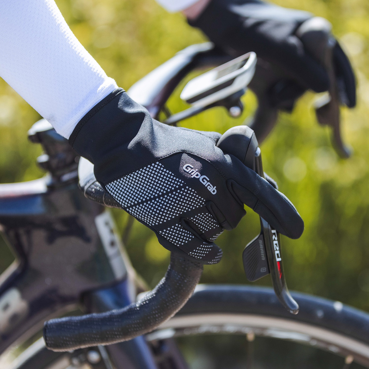 Beklædning - Cykelhandsker - GripGrab Ride Vindtæt Overgangshandske - Sort
