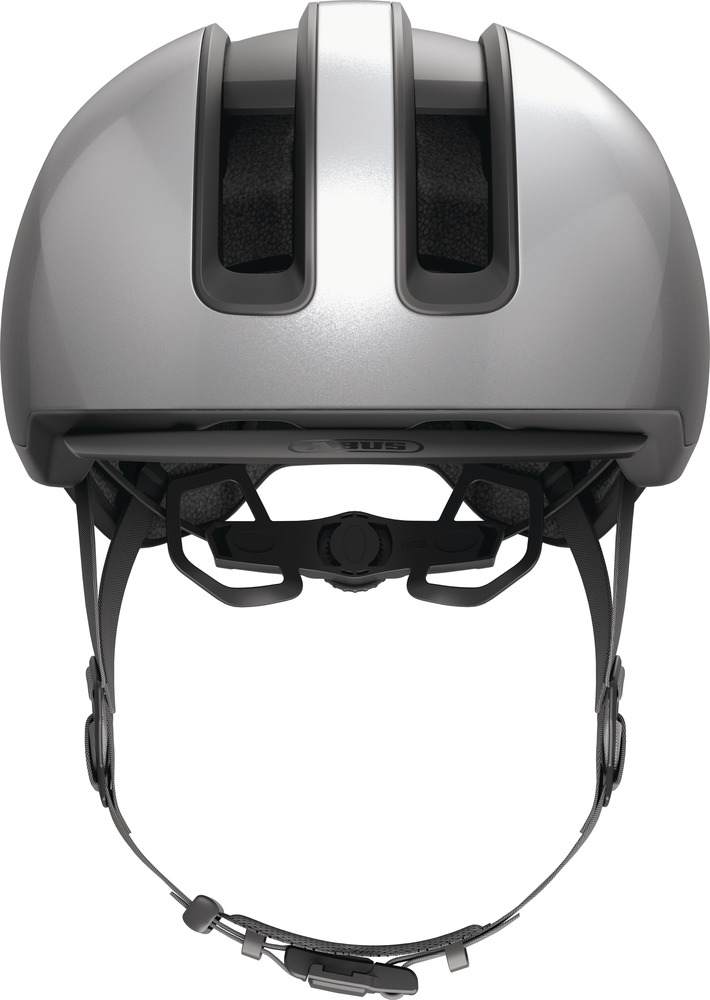 Beklædning - Cykelhjelme - Abus Hud-Y m. LED - Silver