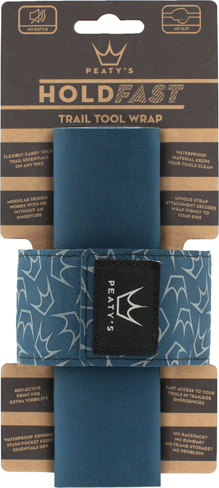 Peaty's HoldFast Trail Tool Wrap - Ocean Blue