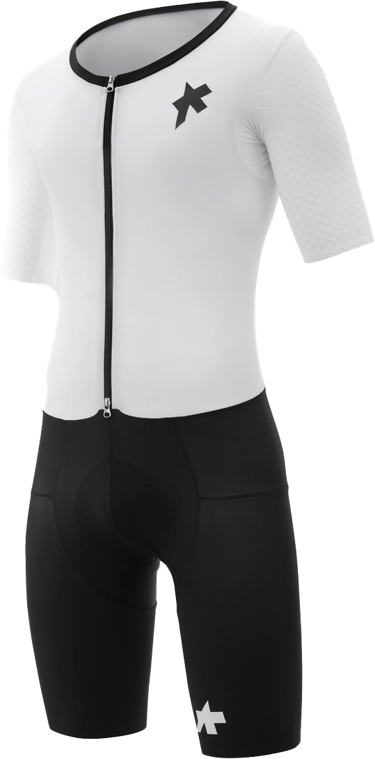 Beklædning - Cykelbukser - Assos EQUIPE RSR TRIATOR Speedsuit S11 Triatlondragt Cykeltrøje og Cykelbukser - White Series