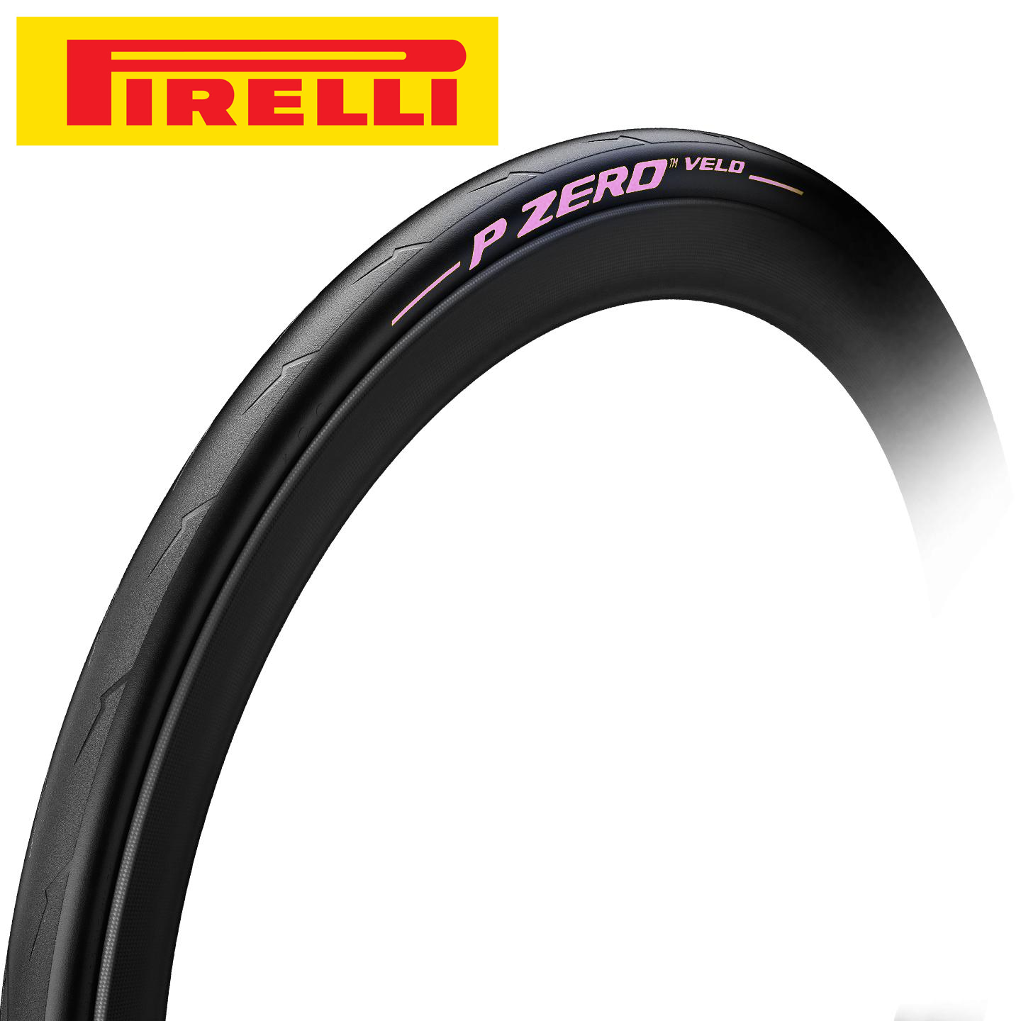 Reservedele - Cykeldæk - Pirelli P Zero Velo Pure Performance Color Edition 700x25c Foldedæk - Pink
