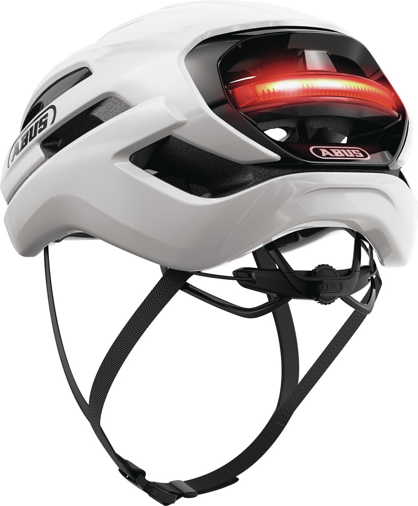 Beklædning - Cykelhjelme - Abus Taipan m. LED - Shiny White