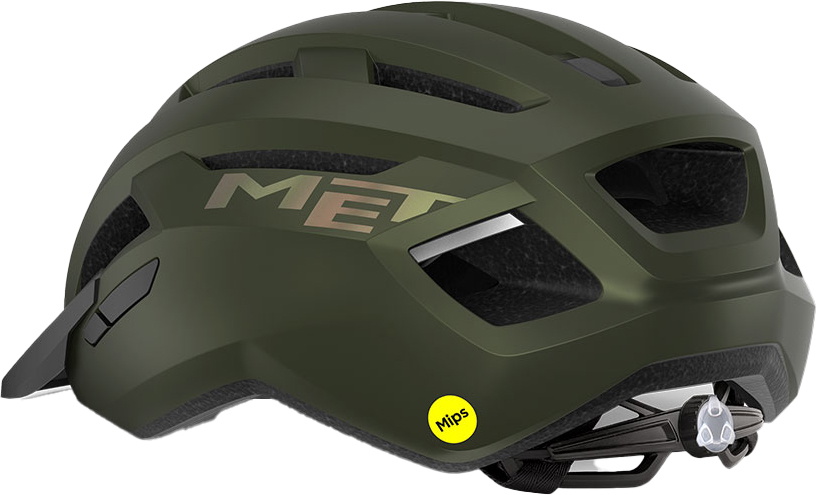 Beklædning - Cykelhjelme - MET Helmet m. LED lys Allroad MIPS - Grøn