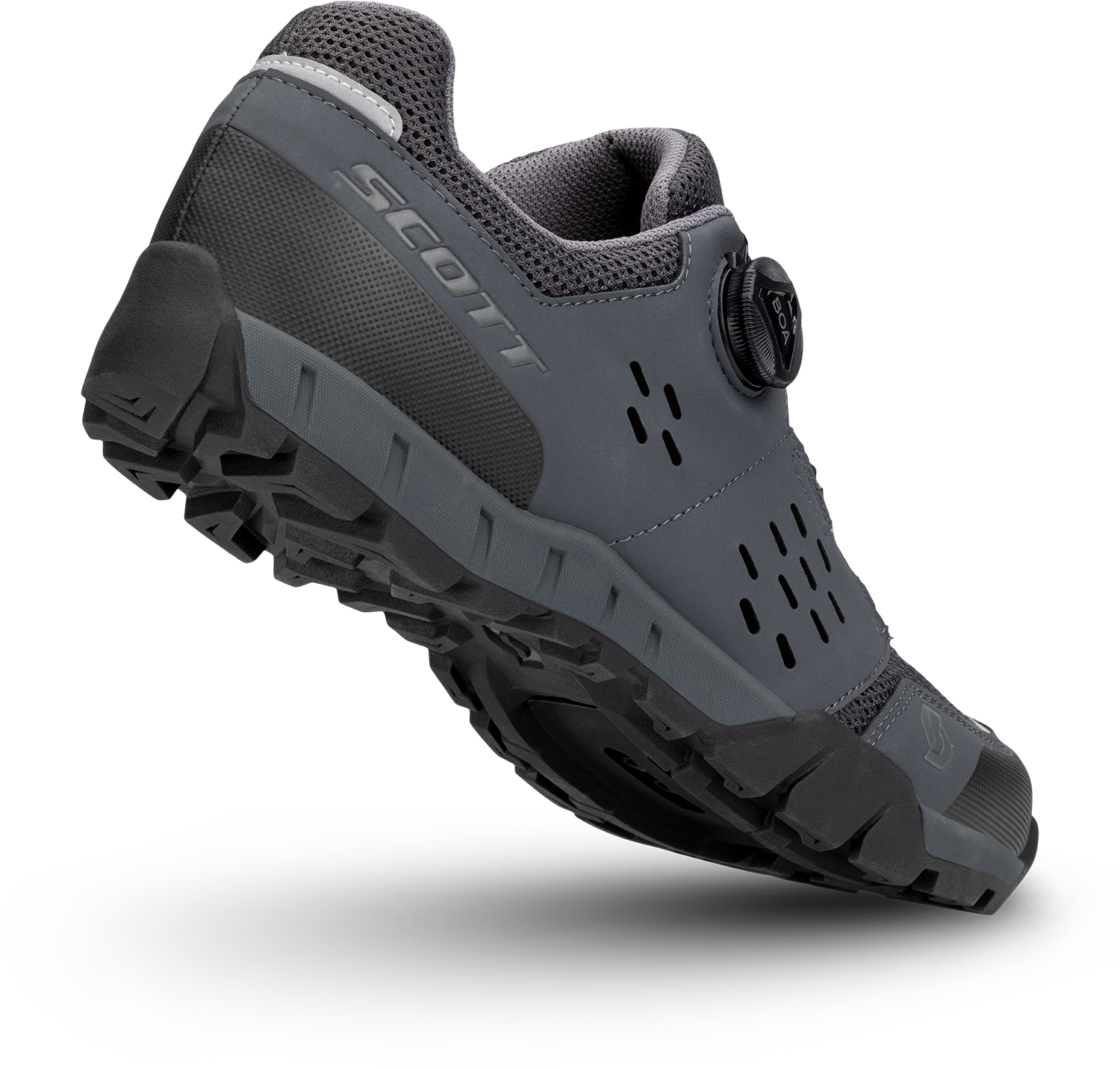 Beklædning - Cykelsko - Scott All Mountain Crus-r SPD Sko - Dark Grey/Black