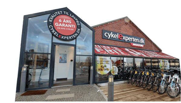 Prøv en elcykel hos Cykelexperten MEGASTORE