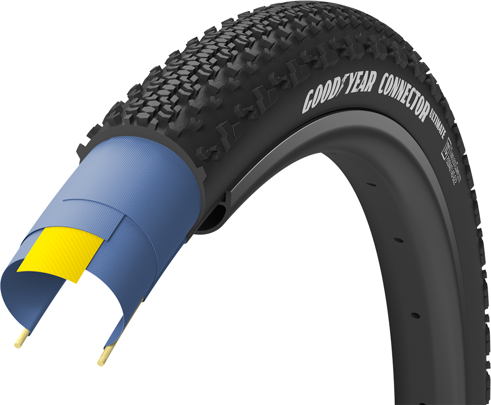  - Goodyear CONNECTOR Tubeless Complete 650x50c - Sort