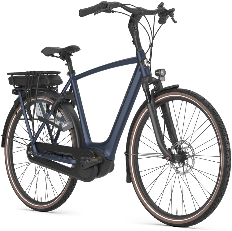 Cykler - Elcykler - Gazelle Orange C8 HMB Herre 2026 - Saturn Blue