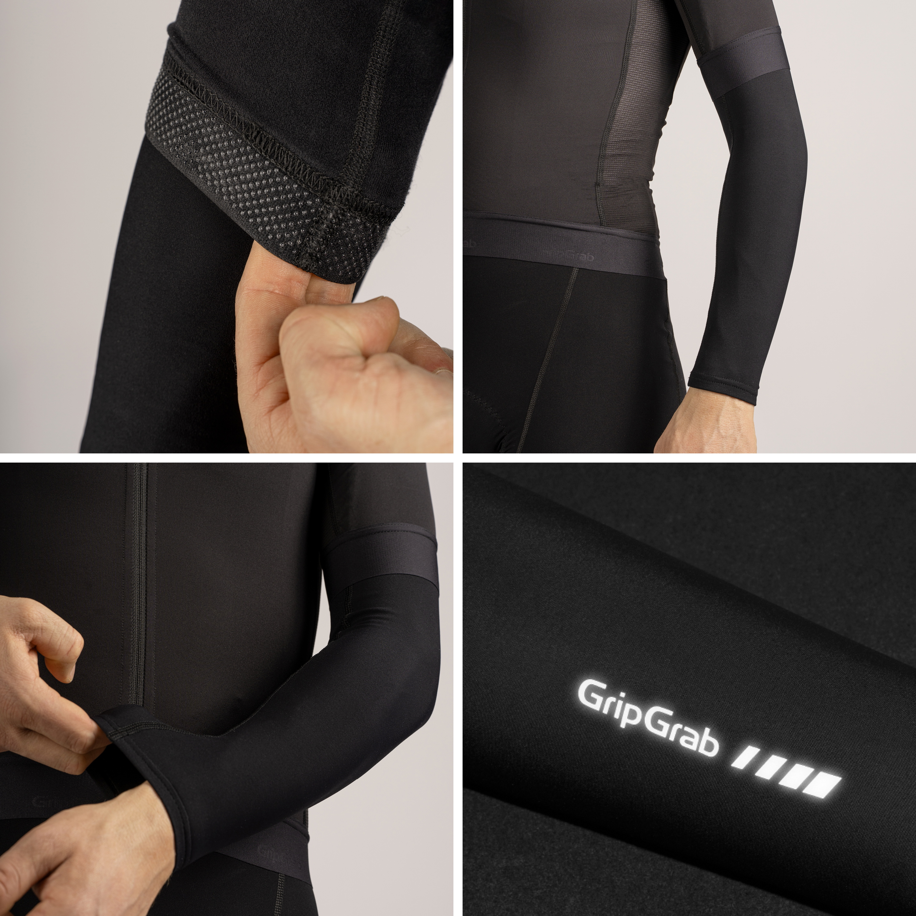 Beklædning - Løse ærmer / ben - GripGrab PACR Forår-Efterår Armvarmere - Black