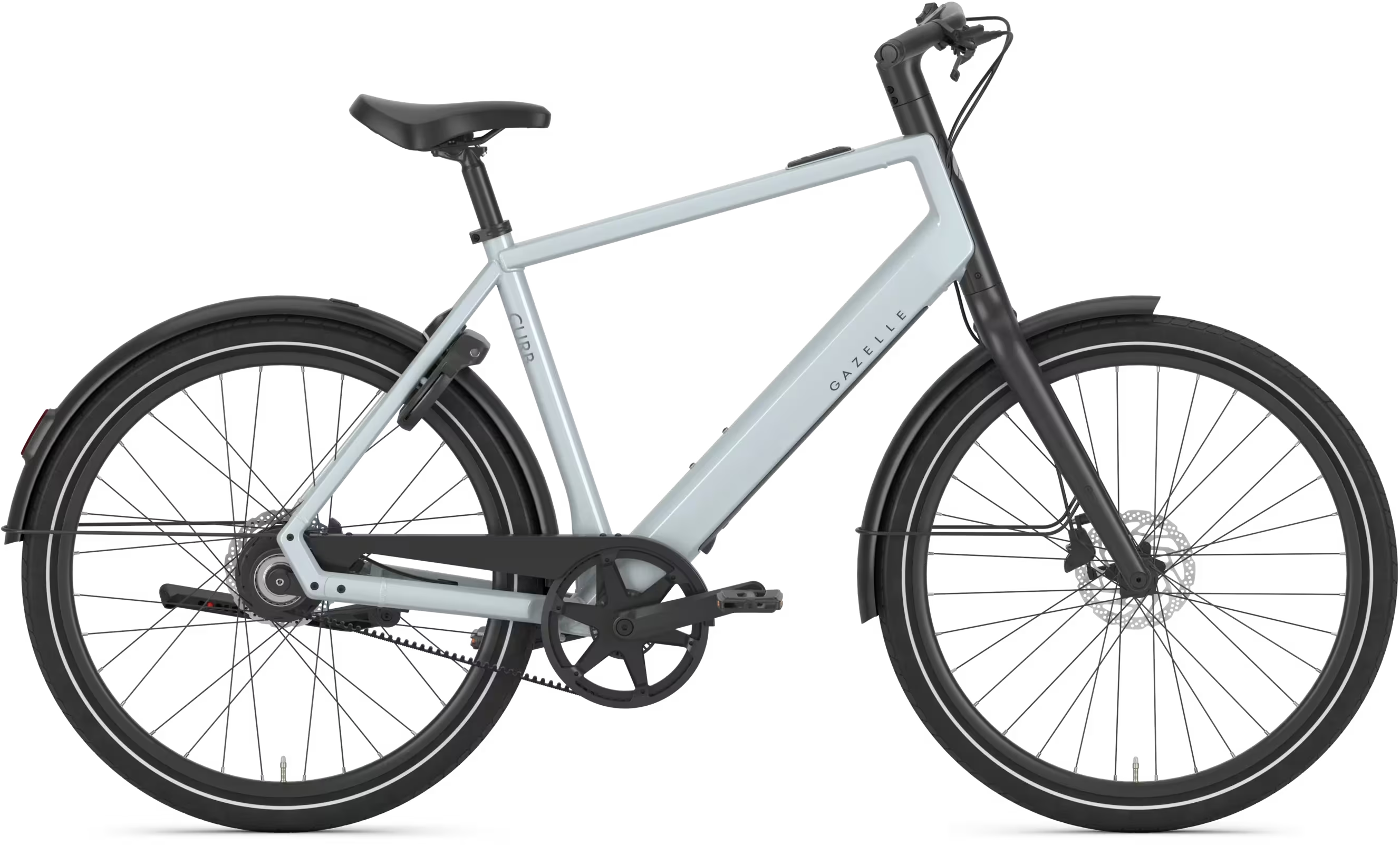 Gazelle Curb C1 Herre 2027 - Platinum White Blank