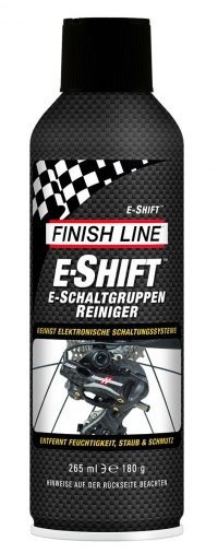 Se Finish Line - E-shift Gearset Cleaner 265 ml spray - Sort hos Cykelexperten.dk
