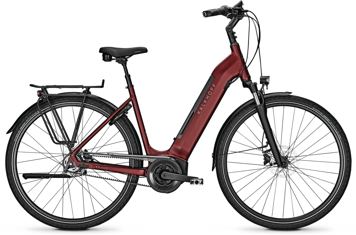 Kalkhoff IMAGE 3.B EXCITE Dame 2021 - Rød