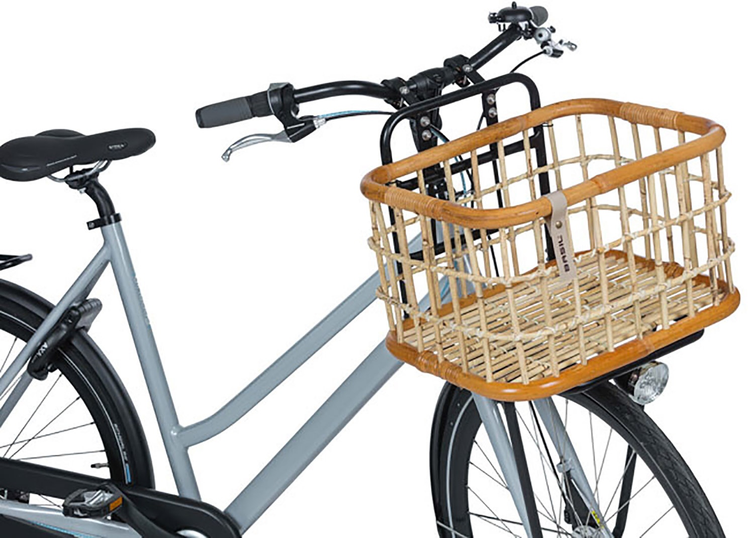 Tilbehør - Cykelkurve - Basil GREEN LIFE Cykelkurv - Medium 39x29x22cm