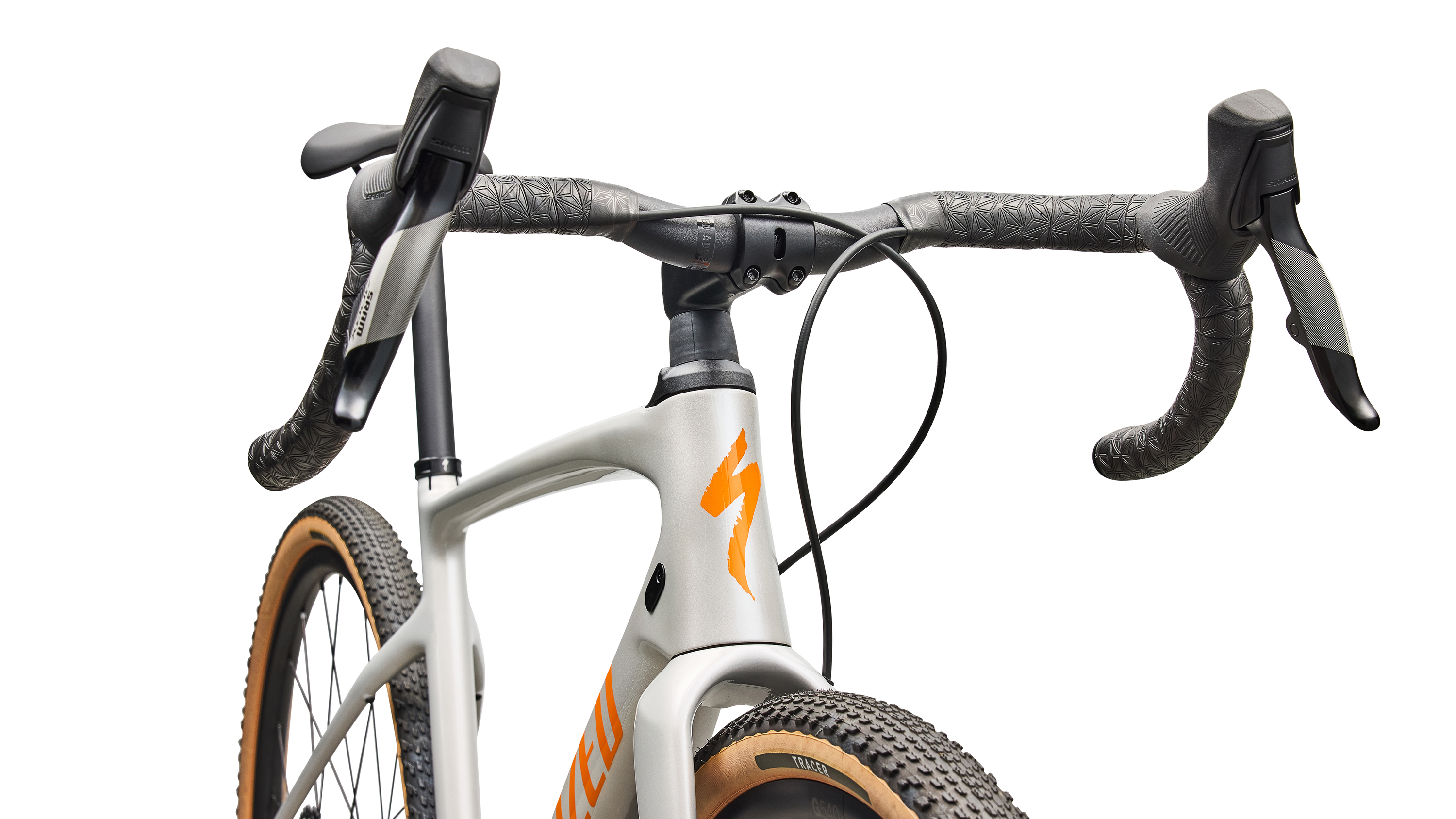 Cykler - Gravel cykler - Specialized Diverge 4 Comp Carbon 2026 - Dolomite Metallic/Orange Zest