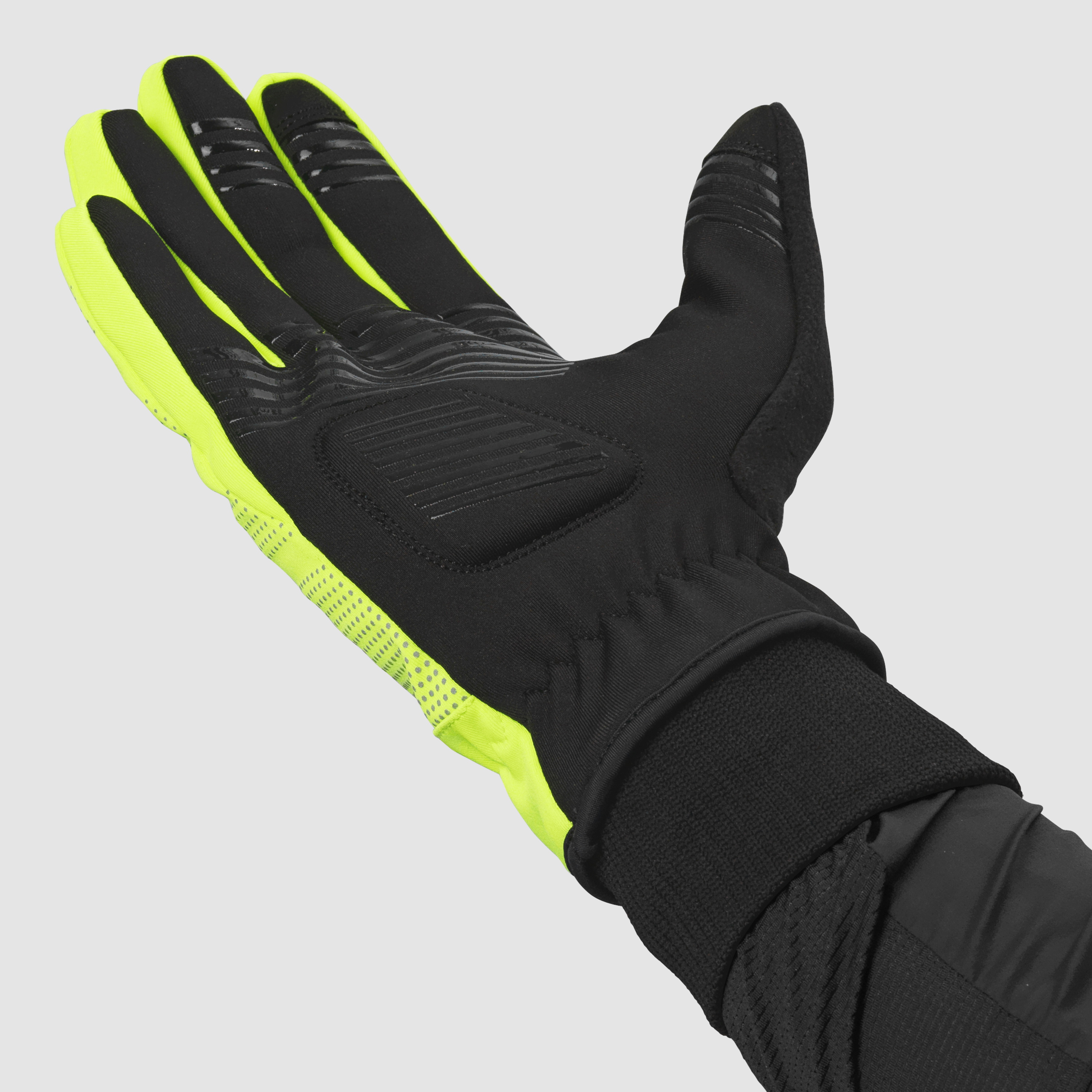 Beklædning - Cykelhandsker - GripGrab RIDE 2 Vindtæt Vinterhandsker - Yellow Hi-Vis