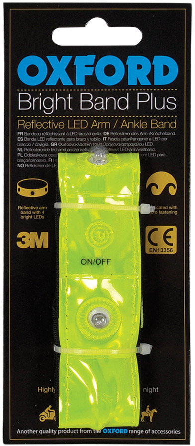 Tilbehør - Sikkerhedsudstyr - OXC LED armbånd m. refleks