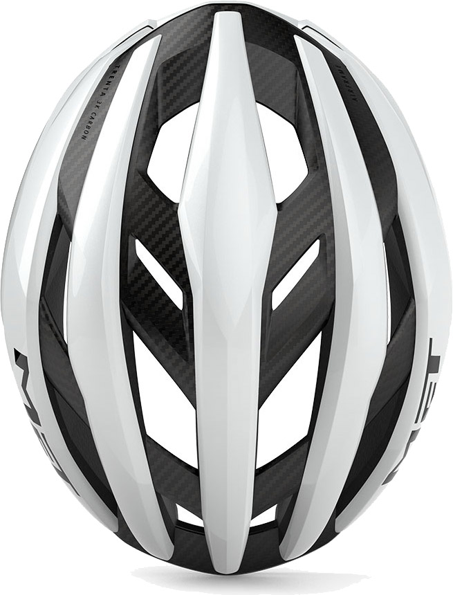 Beklædning - Cykelhjelme - MET Helmet Trenta 3K Carbon - White/Glossy
