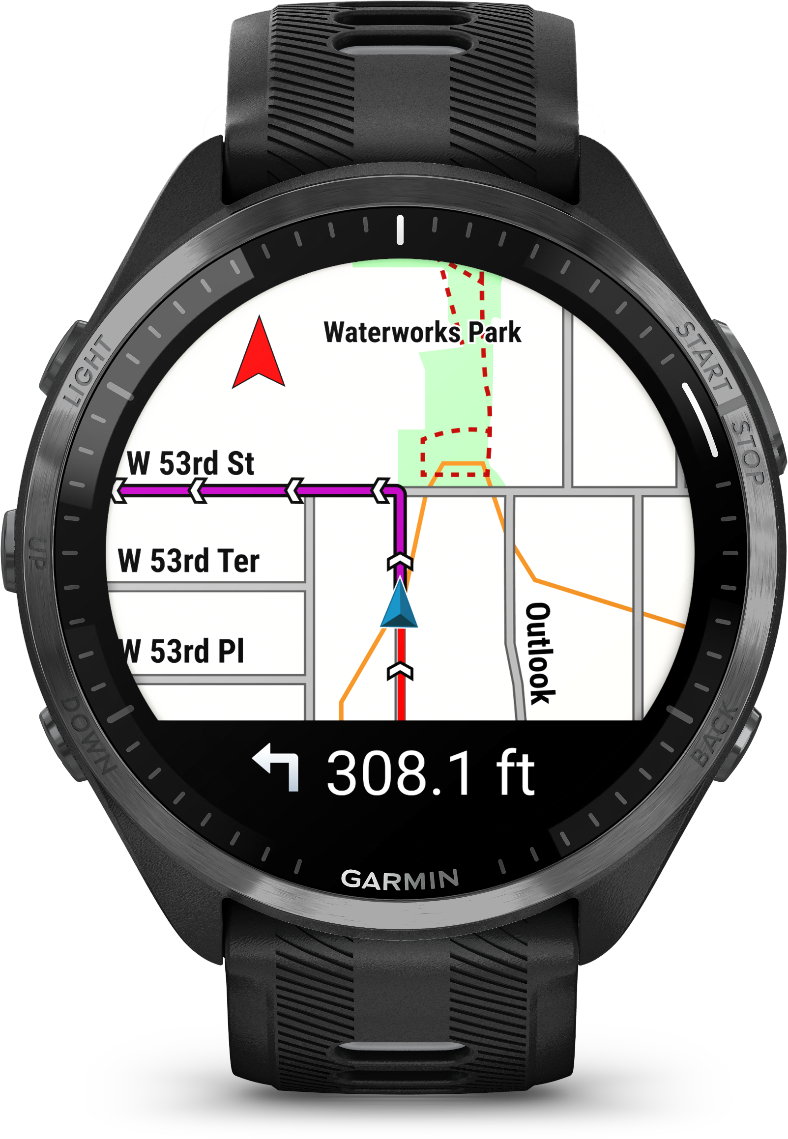 Brands - Garmin - Garmin Forerunner 965 - Carbon Grey - Black/Powder
