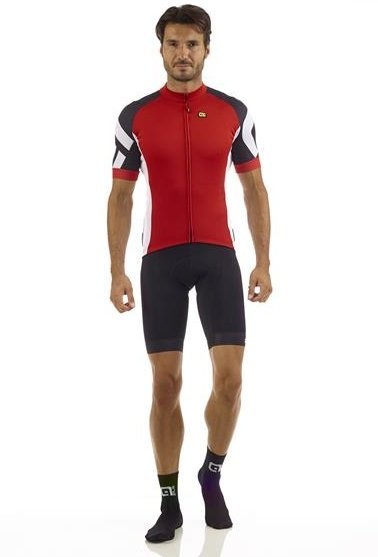 Beklædning - Cykeltrøjer - Alé Kortærmet Jersey Plus, Rød