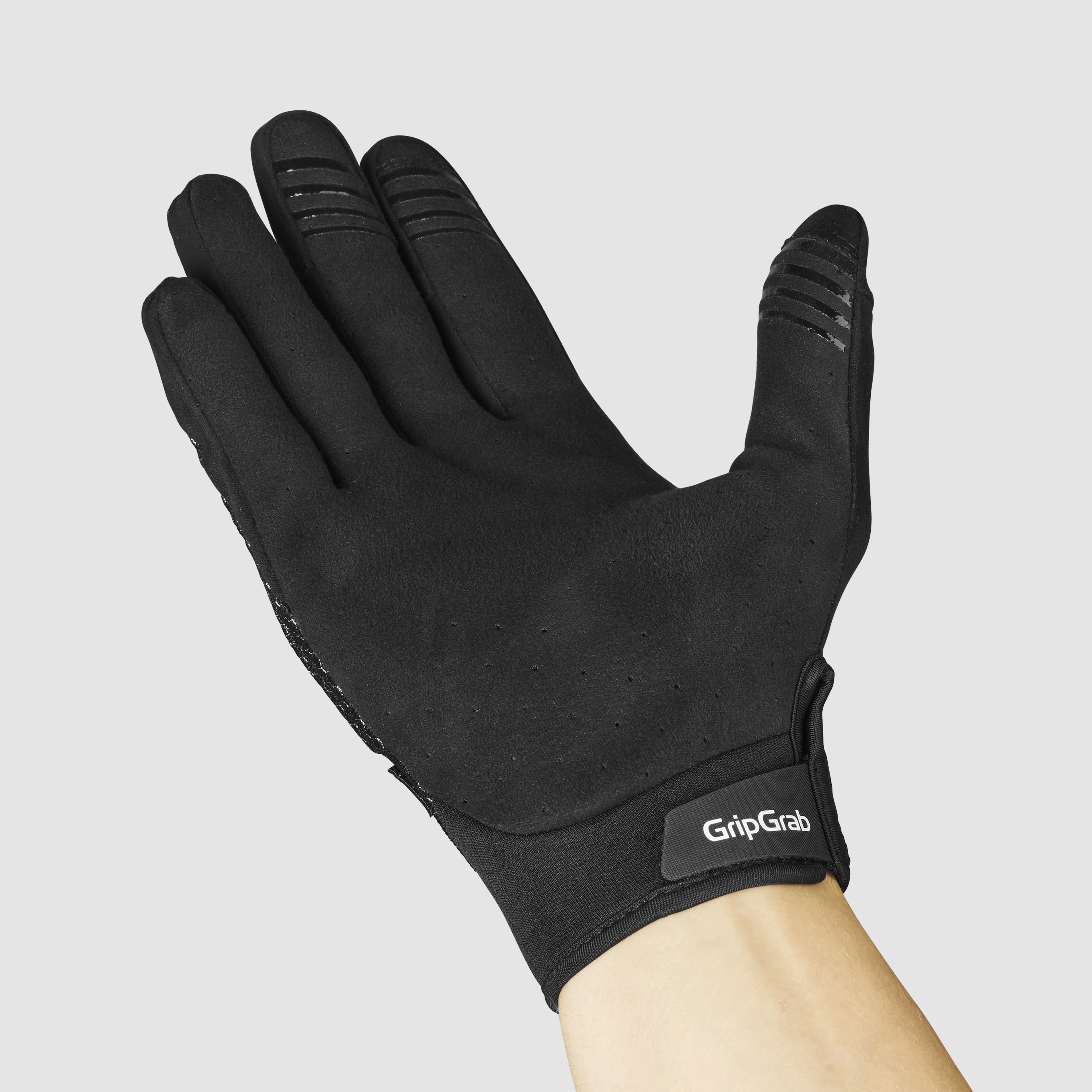 Beklædning - Cykelhandsker - GripGrab Descent Guarded Langfingret Sommerhandsker - Black