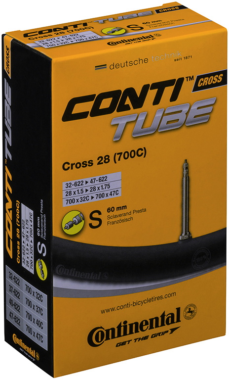 Continental Cross Tube 700x32-47c (Removable core) 42/60mm