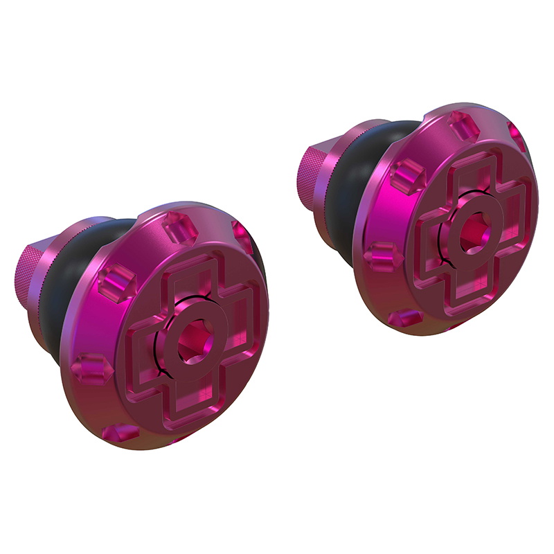 Tilbehør - Styrbånd - Styrpropper - Muc-Off Disco Styrpropper / Bar end plugs - Pink