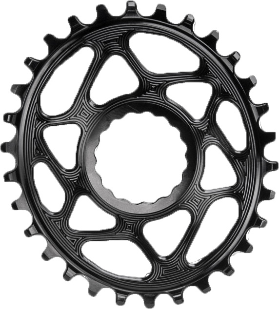 Billede af AbsoluteBlack Chainring Direct Mount Singlespeed 36T - (1x10/11/12) Oval (RaceFace) - Sort