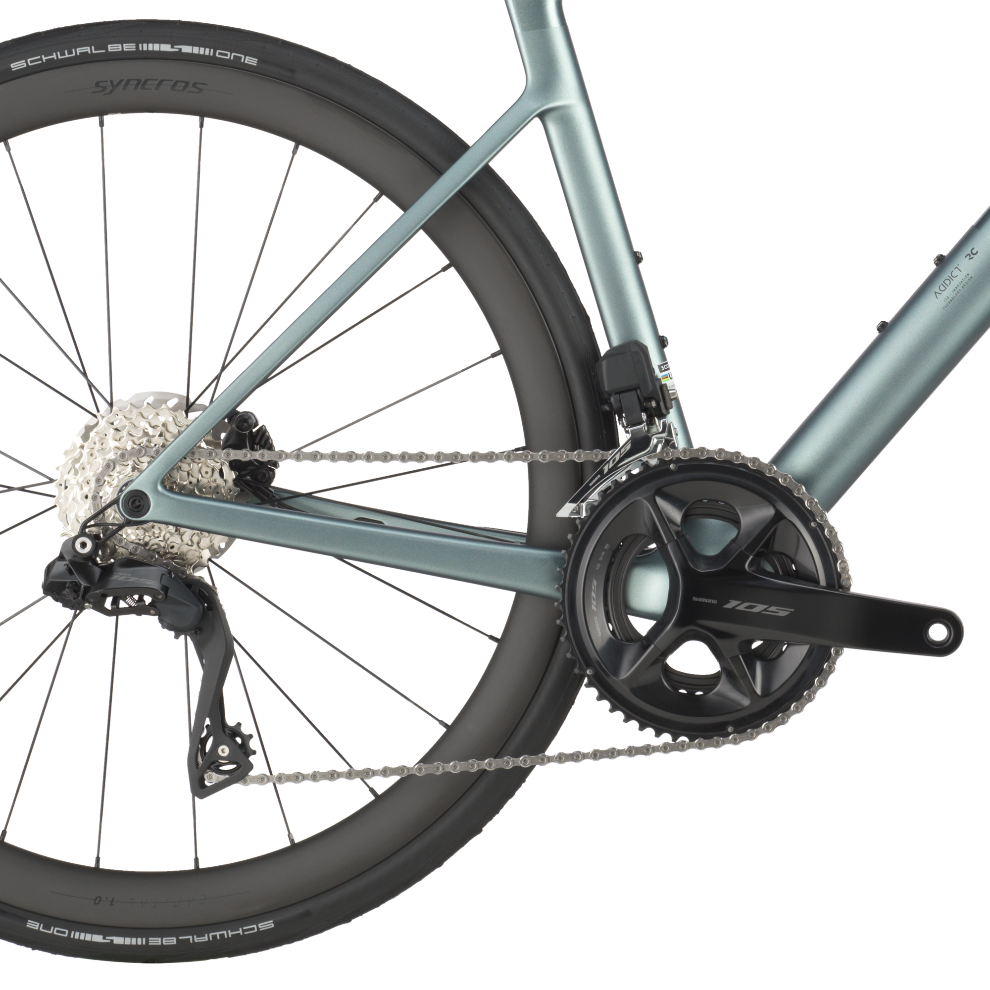 Cykler - Racercykler - Scott Addict RC 30 2025 - Whale Grey