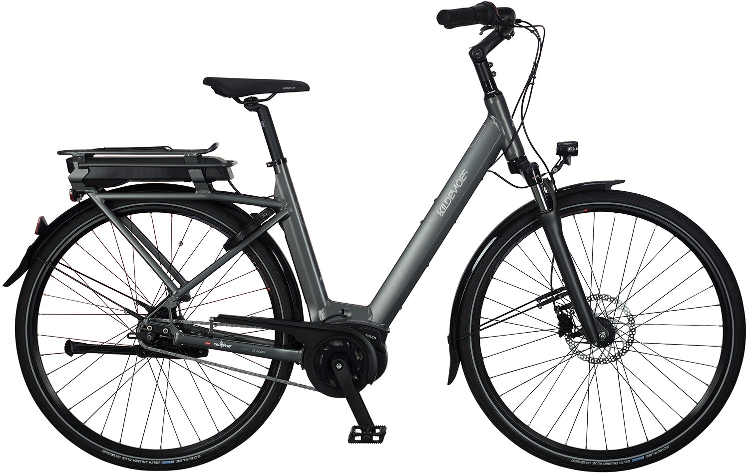 Cykler - Elcykler - Kildemoes City Bosch el 7g Dame 2021 - Grå