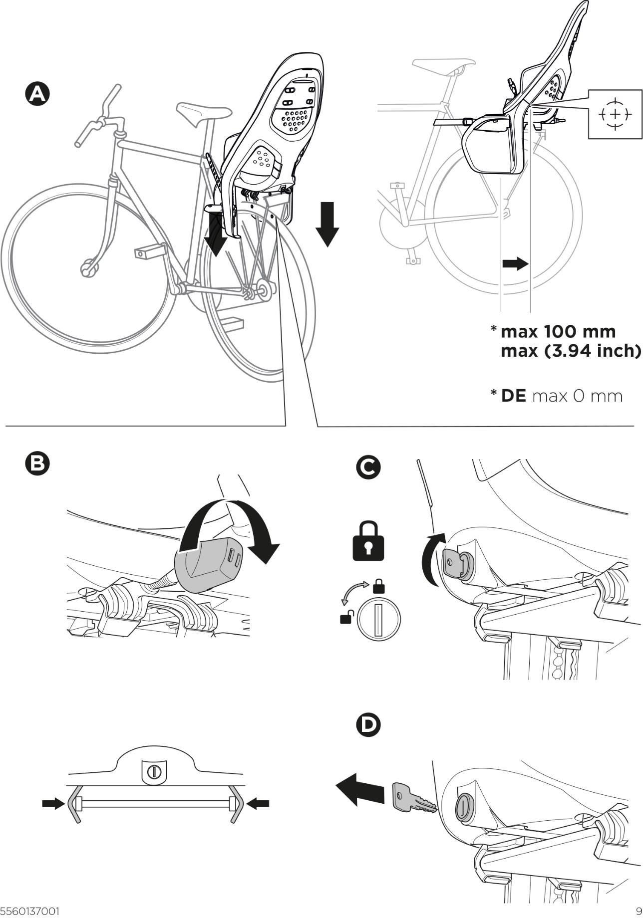 Tilbehør - Cykelstole - Thule Yepp 2 Maxi Cykelstol til Bagagebærer - Agave