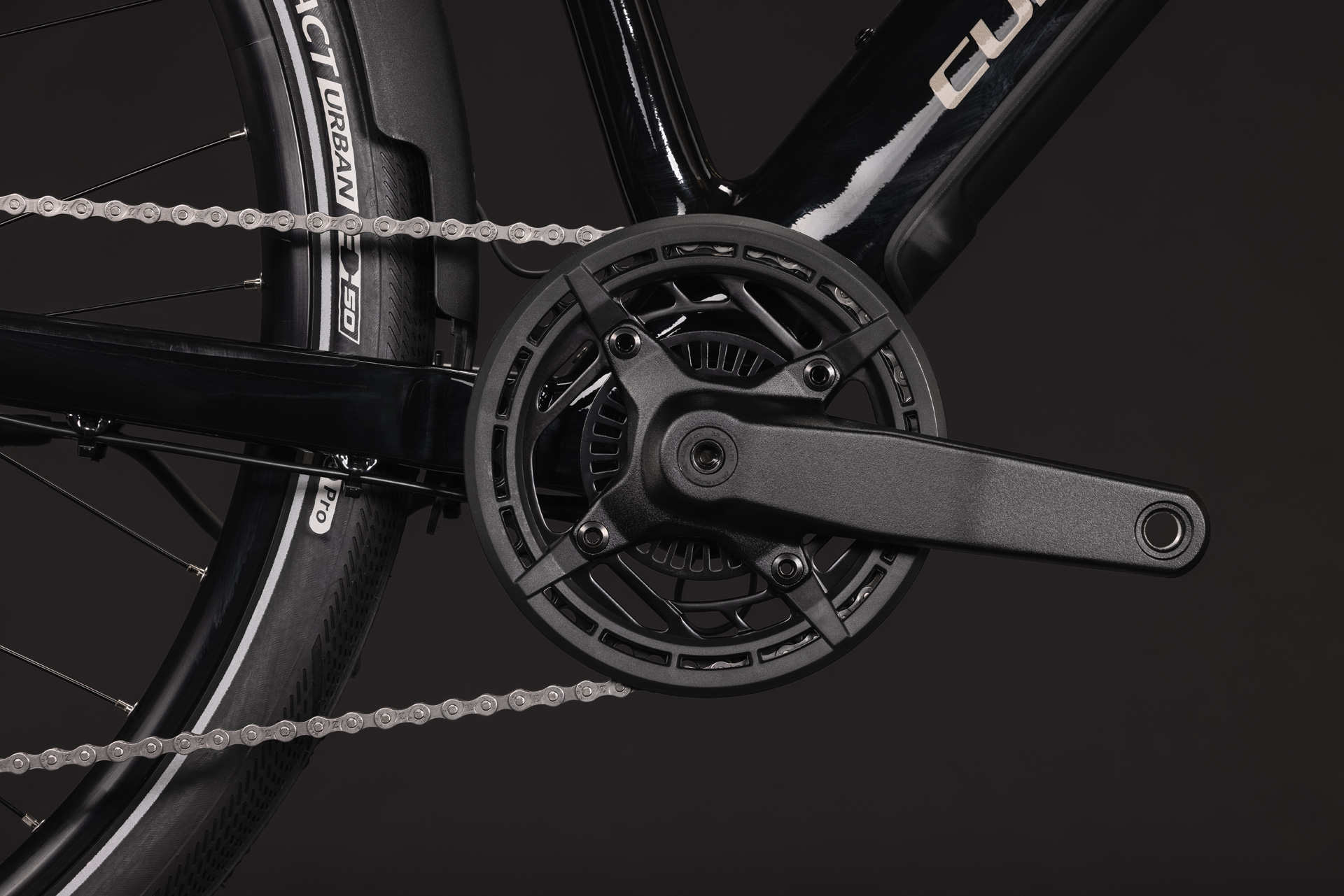 Cykler - Elcykler - Cube Editor Hybrid ONE 360 FE (Fully Equipped) Trapeze Dame 2027 - Black´n´Irongrey