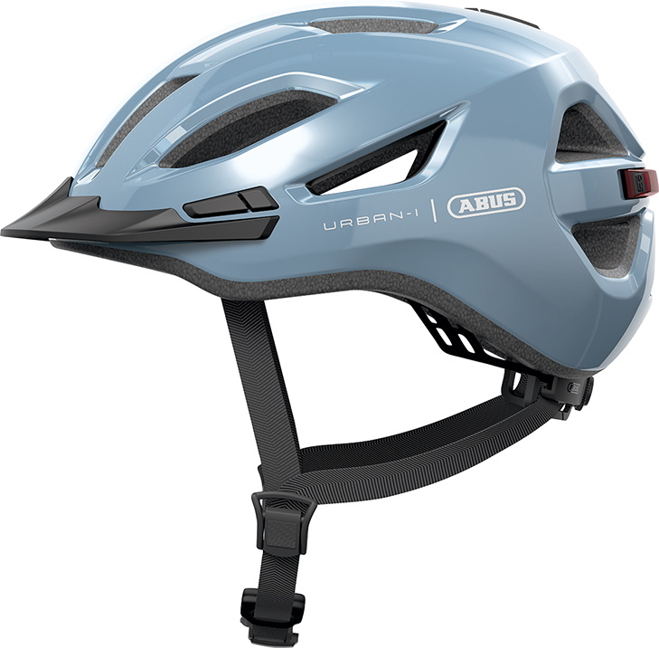 Abus Hjelm Urban-I 4.0 m. LED - Glacier Blue