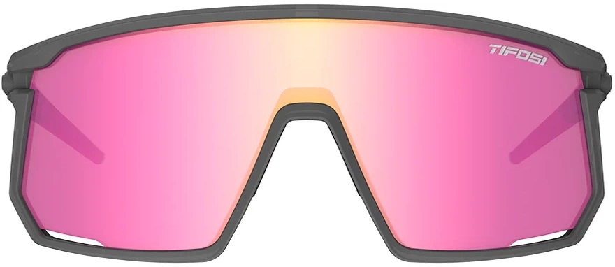 Beklædning - Cykelbriller - Tifosi Moab Cykelbriller – Satin Vapor Clarion Sunset Pink/AC Red/Clear