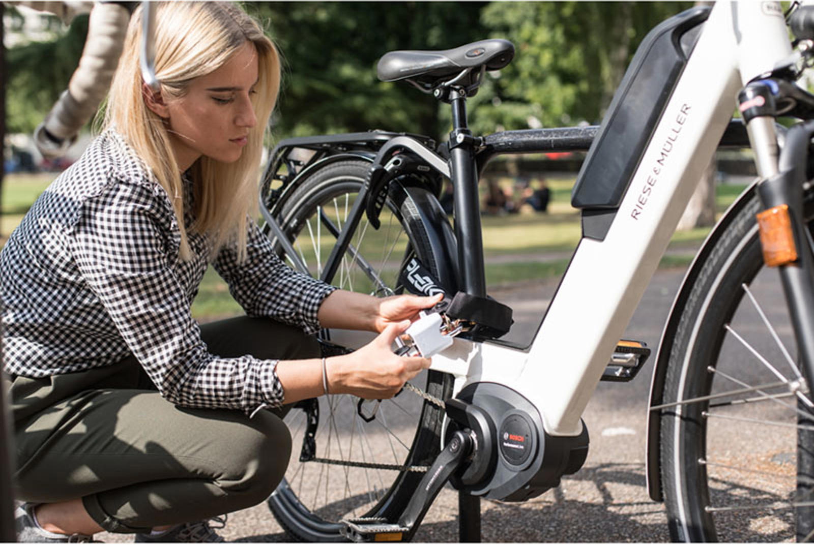 Tilbehør - Cykellås - HIPLOK Lite Wearable Chain Lock - Black/White