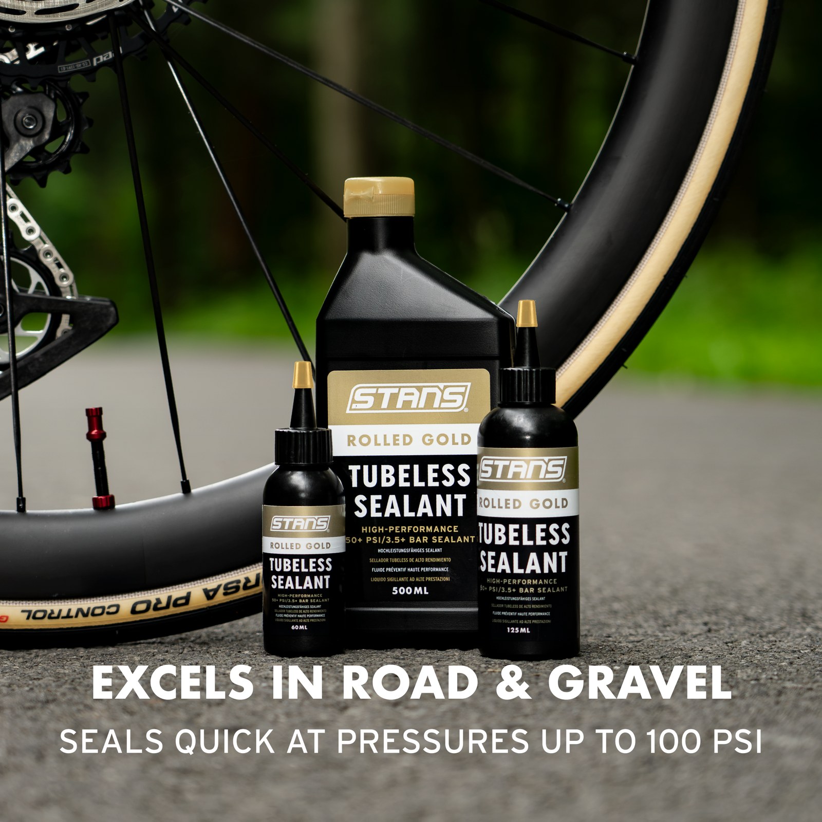 Reservedele - Tubeless - Stan's Rolled Gold Tubeless Sealant - 500ml
