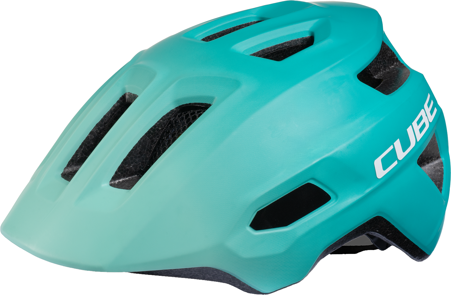 Cube Linok MIPS cykelhjelm m. LED lys - Sea Green