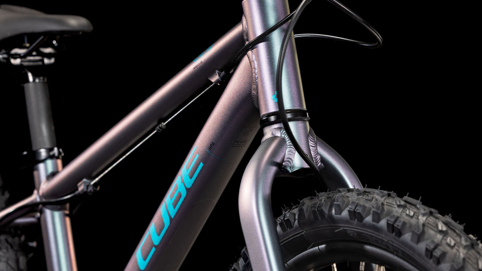 Cykler - Børnecykler - Cube Acid 200 Disc 2025 - Galactic 'n Cyan