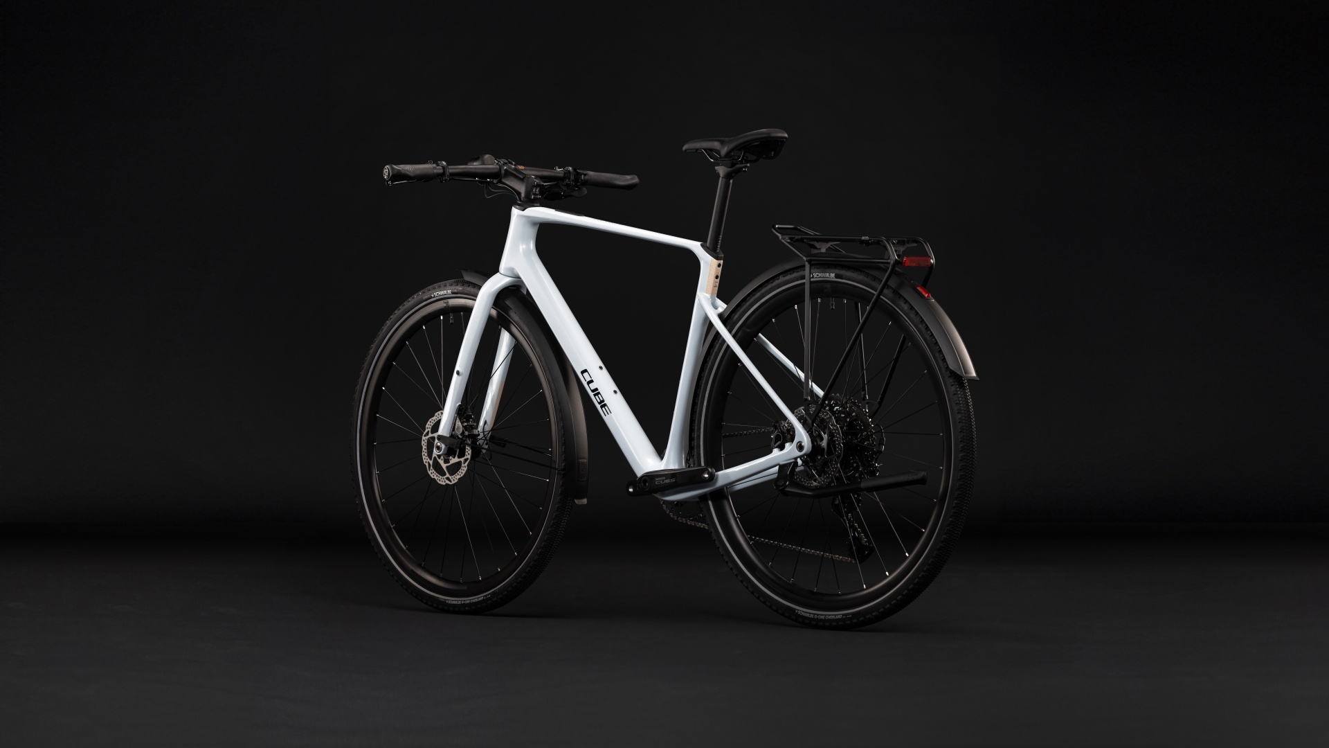 Cykler - Herrecykler - Cube Nulane C:62 SLX FE (Fully Equipped) Herre 2027 - Glacier´n´Black