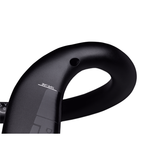 Reservedele - Cykelstyr - PRO Bikegear Vibe Aero Alu Styr 38cm/31.8mm/Alloy - Sort