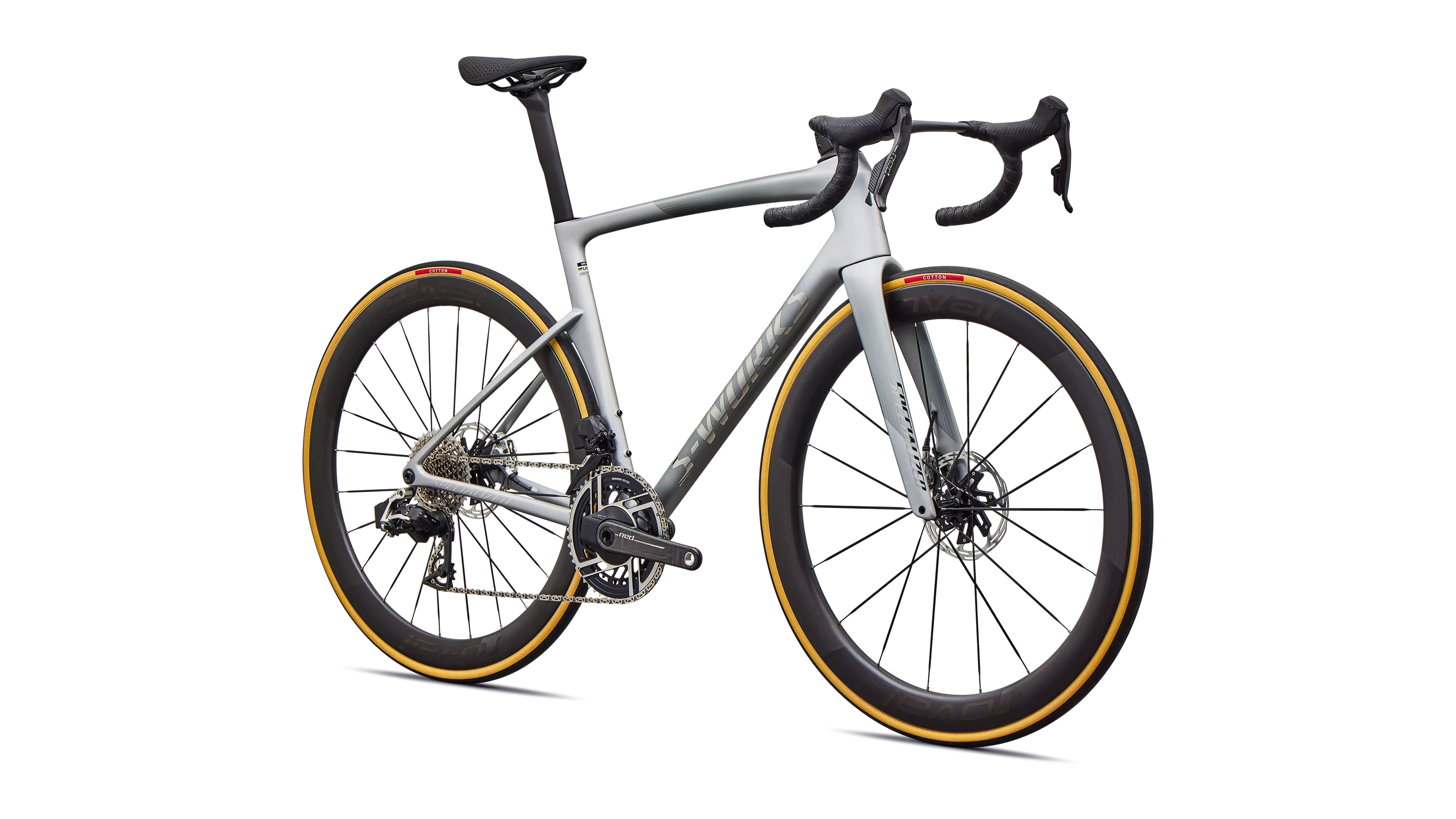 Cykler - Racercykler - Specialized S-Works Tarmac SL9 SRAM RED AXS 2027 - Satin Silver Dust