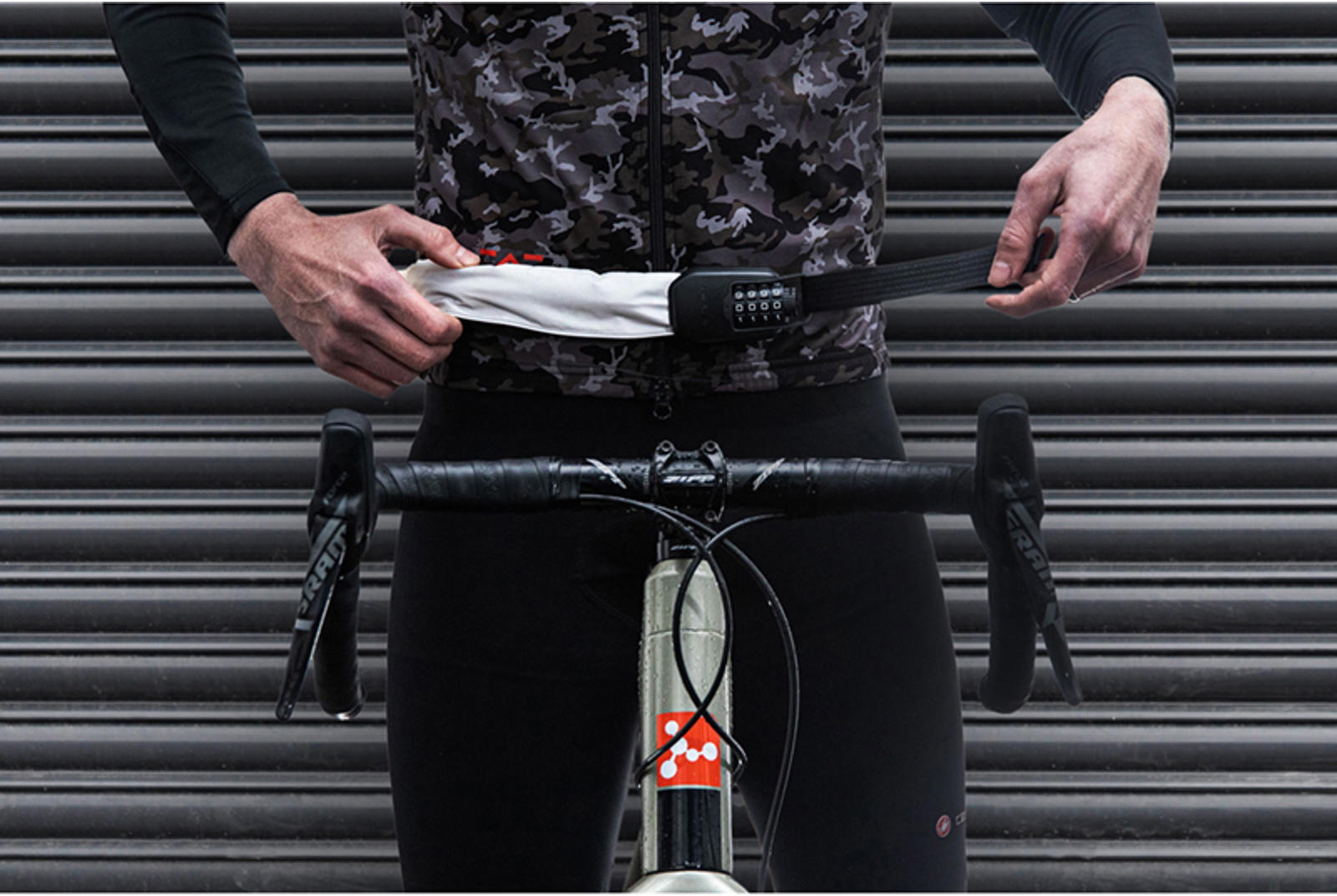 Tilbehør - Cykellås - HIPLOK Spin Wearable Chain Lock - Reflective
