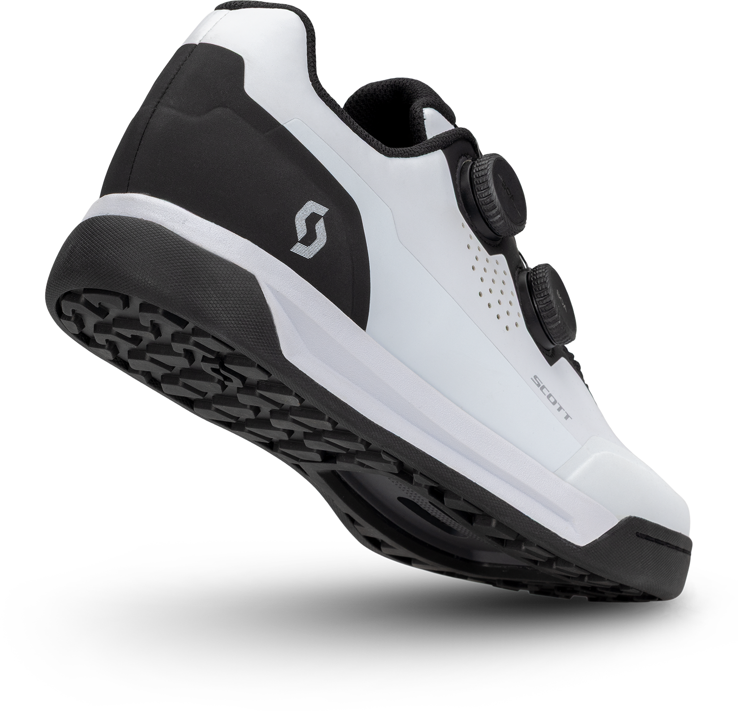 Beklædning - Cykelsko - Scott Volt Pro Clip SPD MTB Sko - White/Black