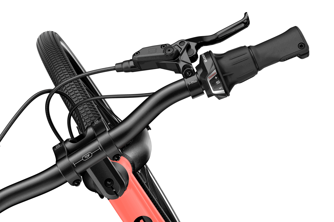 Cykler - Børnecykler - Woom Explore 4 - Neon Coral