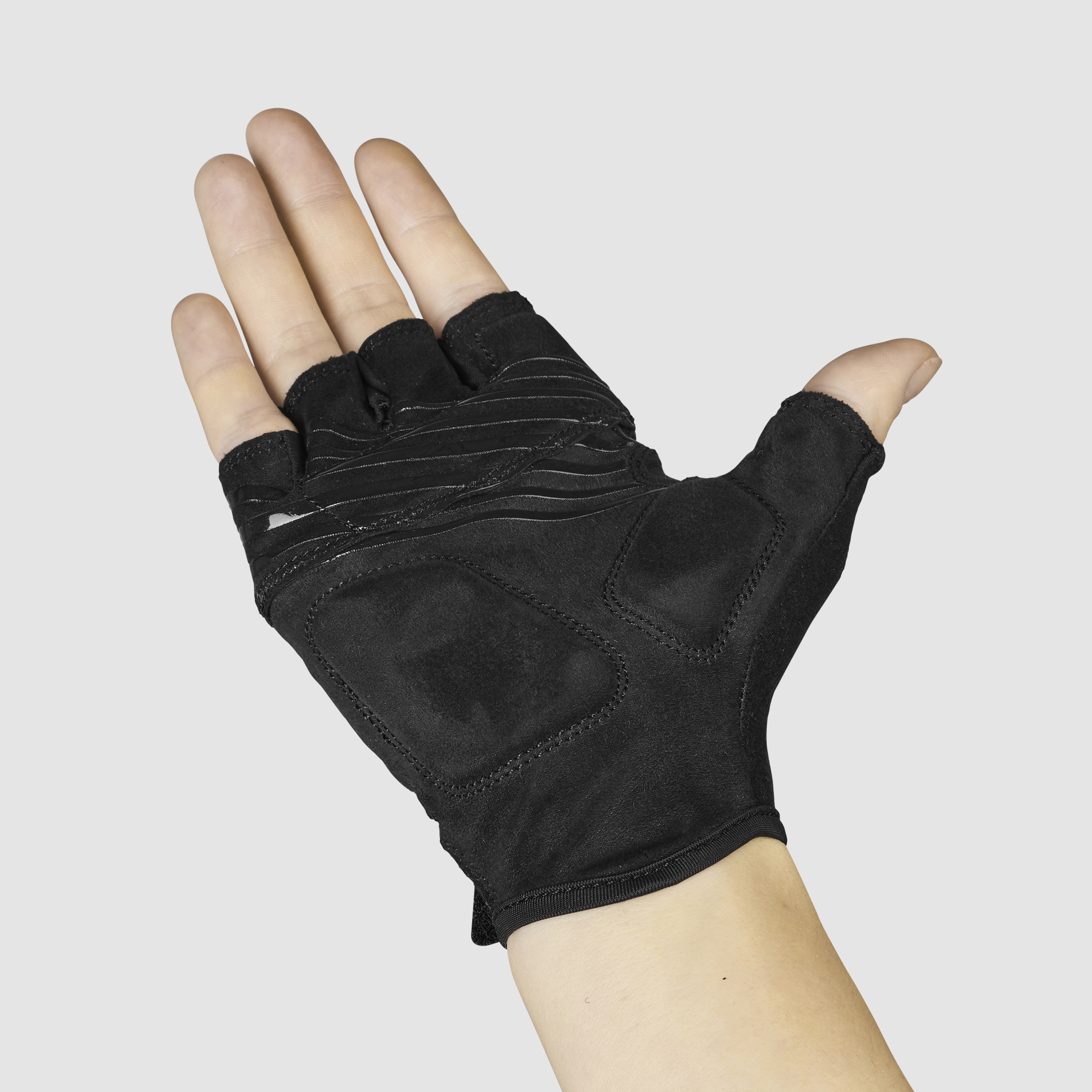 Beklædning - Cykelhandsker - GripGrab W's RIDE Polstret Kortfingret Sommerhandsker - Black