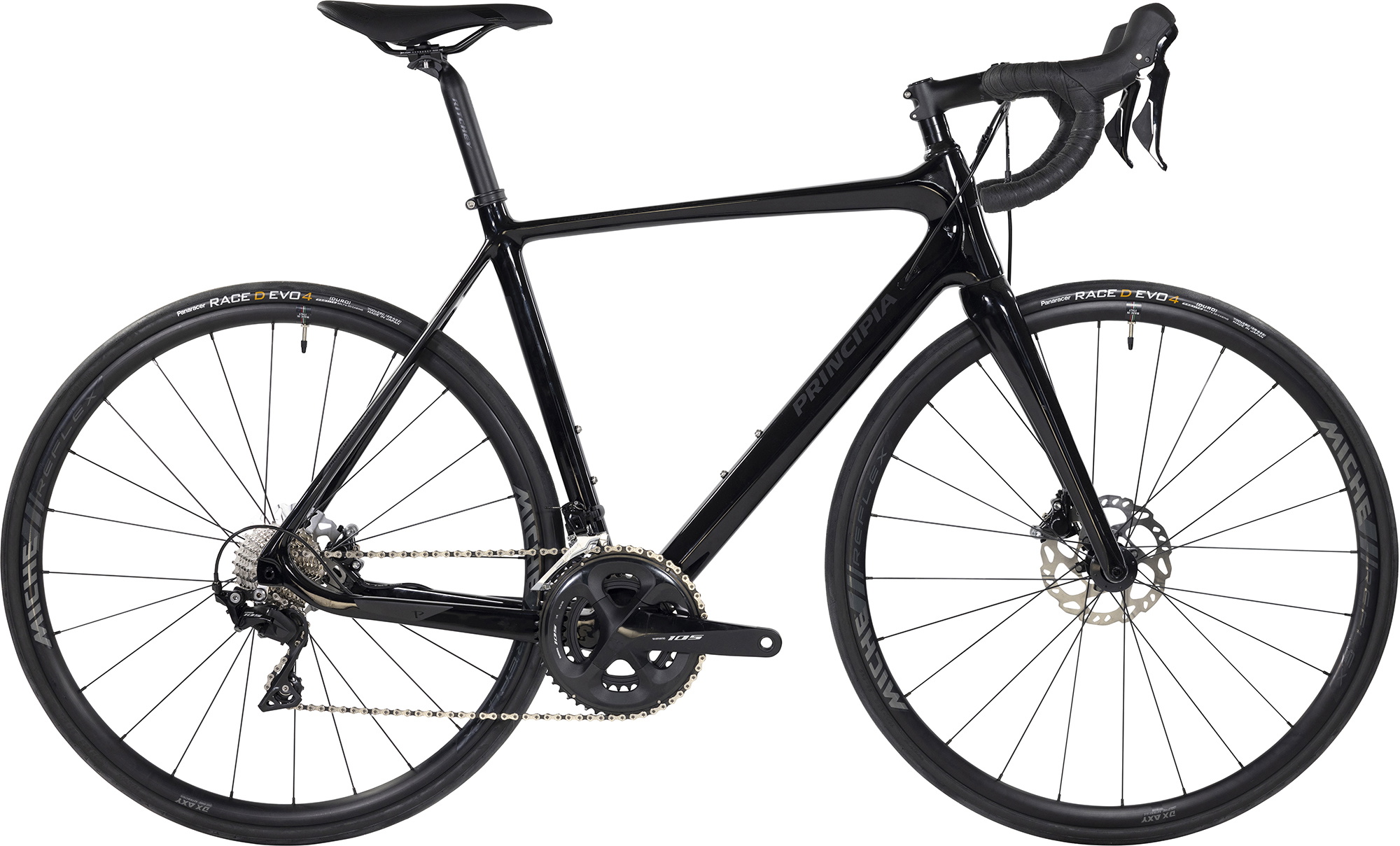 Principia Road Carbon 105 2026 - DI2 2x12sp 2026 - Blank Sort m. Sort