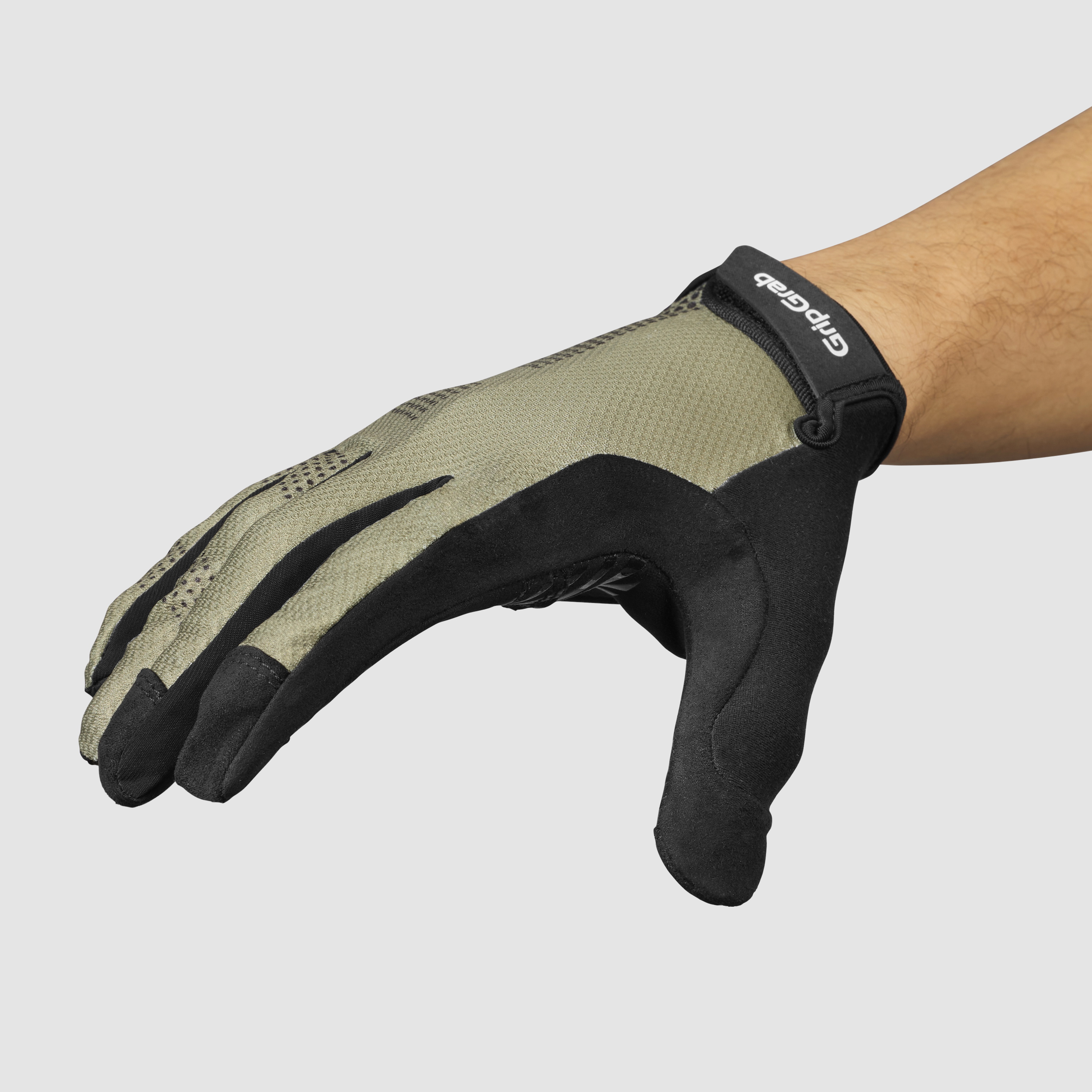 Beklædning - Cykelhandsker - GripGrab RIDE Lite Langfingret Sommerhandsker - Olive Green