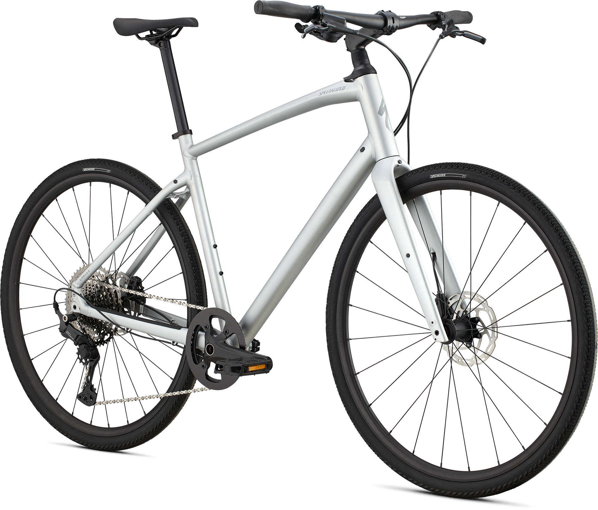 Cykler - Herrecykler - Specialized Sirrus X 4.0 2025 - Satin Silver Dust