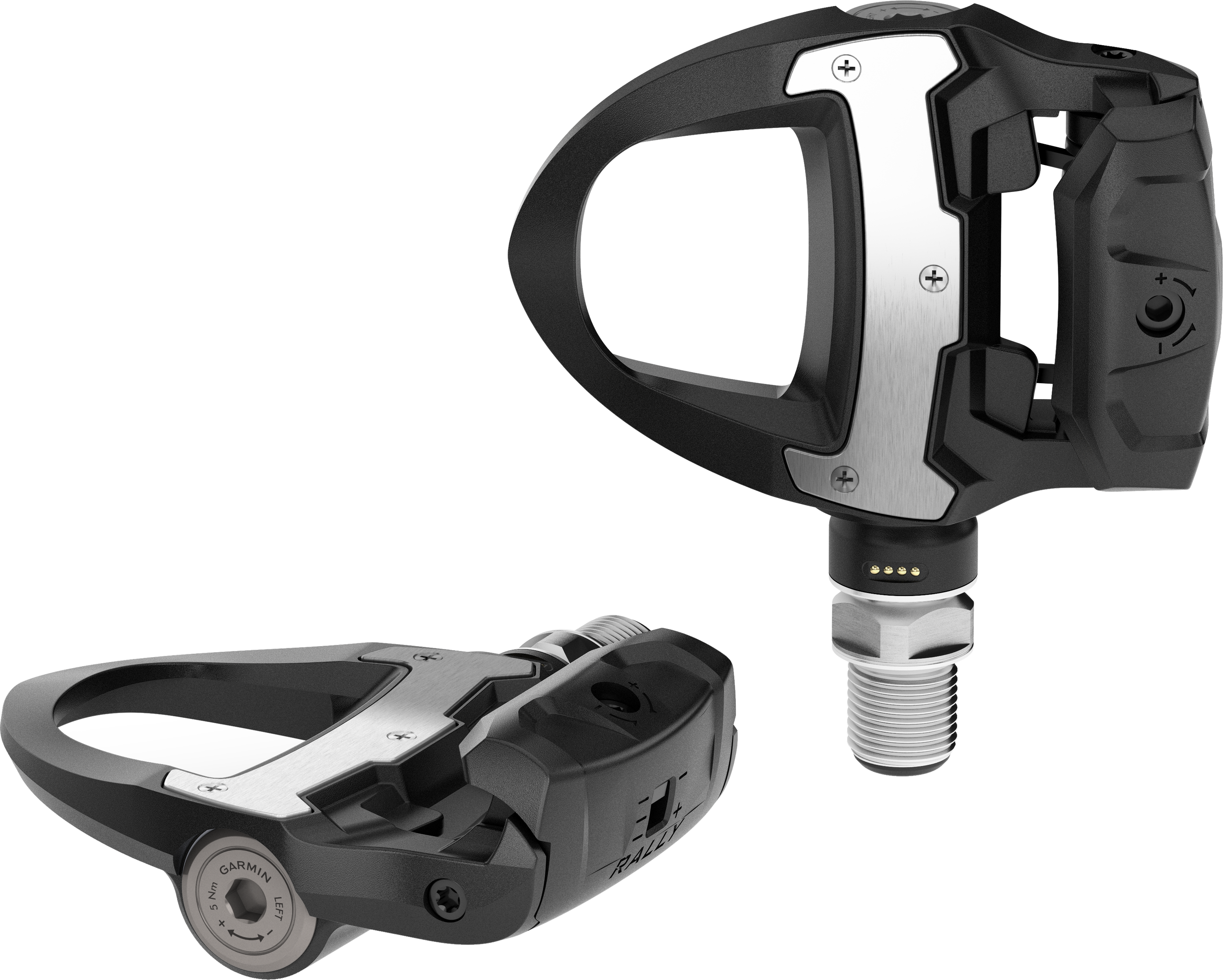 Tilbehør - Pedaler & Klamper - Garmin Rally RS210 Wattmåler Pedaler m. 2 sensorer - Shimano SPD-SL