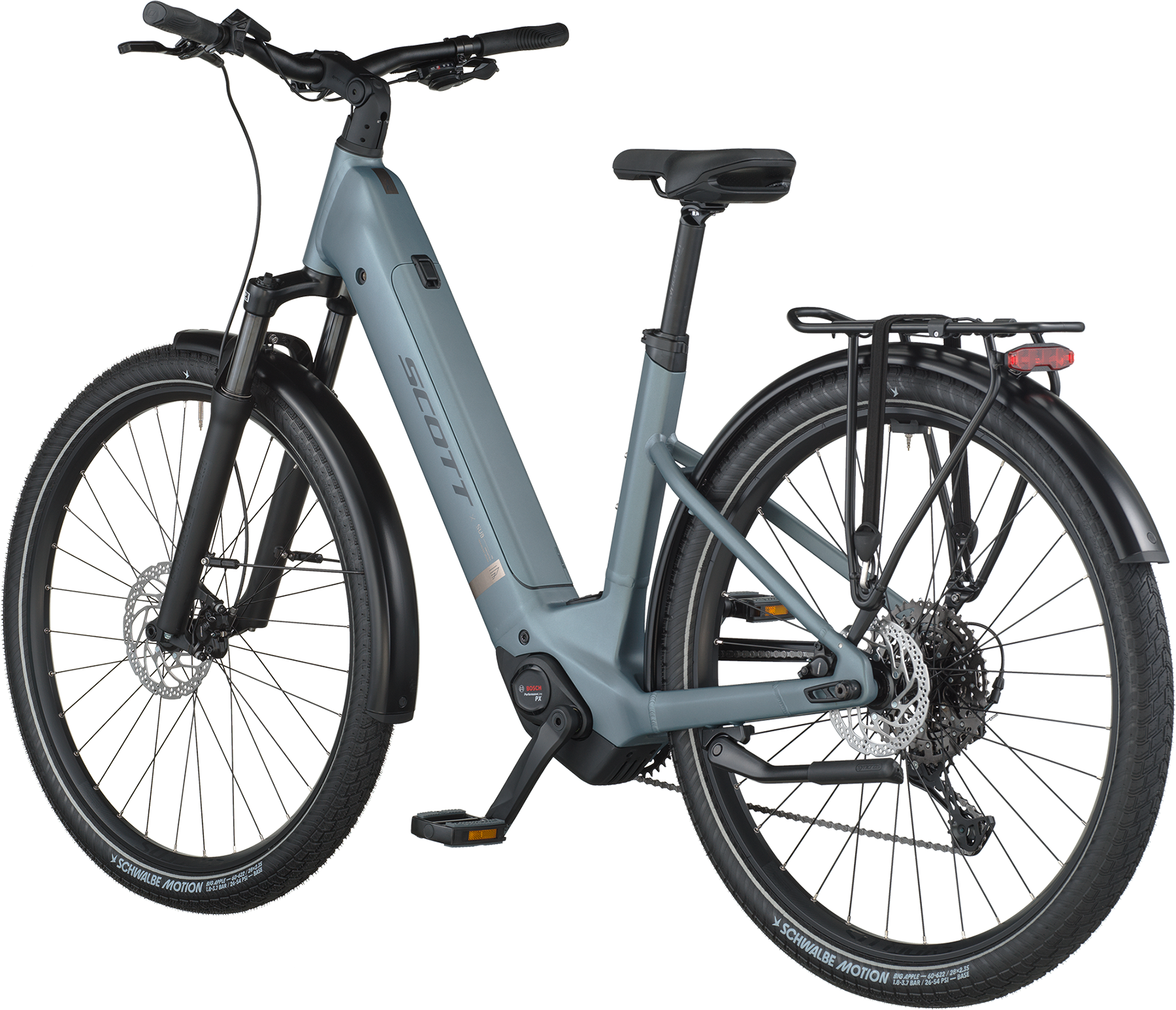 Cykler - Elcykler - Scott Sub Sport eRIDE 20 Wave 2026 - Hematite Blue